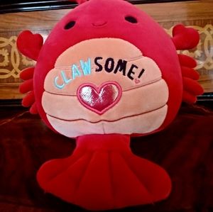 Squishmallow Aneta The Lobster Crab "Clawsome"  Red 8" NWOT